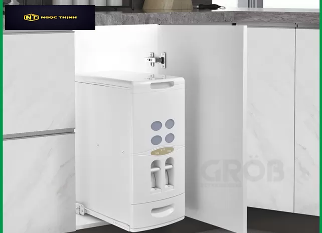 Thùng gạo âm tủ RB-18.4